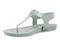 Vionic Palisades Women's Arch Support T-Strap Sandal - Iceberg Green - Left angle