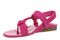 Vionic Geneva Arch Support Comfort Women's Thong Sandal - Rose Violet - Left angle
