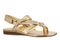 Vionic Geneva Arch Support Comfort Women's Thong Sandal - Gold - Angle main