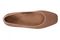 Vionic Orinda Perf Women's Comfort Arch Support Ballerina Shoe - Mocha Mousse - Top