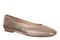 Vionic Orinda Perf Women's Comfort Arch Support Ballerina Shoe - Bronze - Angle main