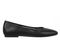 Vionic Orinda Perf Women's Comfort Arch Support Ballerina Shoe - Black - Lifestyle