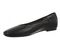 Vionic Orinda Perf Women's Comfort Arch Support Ballerina Shoe - Black - Left angle