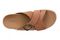 Vionic Starla Women's Orthotic Slide Sandal - Adjustable Buckle Comfort Platform - Mocha Mousse - Top