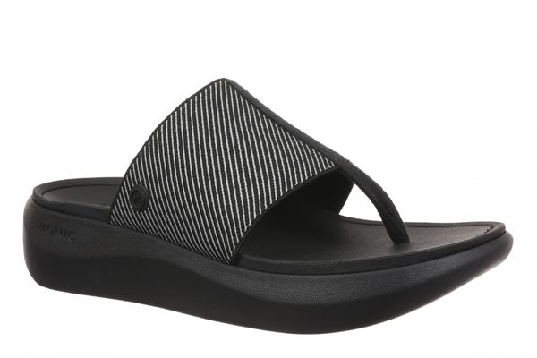 Vionic Aqua Women's Arch Support Thong Sandal - Black - Angle main
