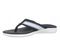 Vionic Indigo Arch Support Women's Thong Beach Sandal - Navy Blazer Multi - Left angle