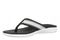 Vionic Indigo Arch Support Women's Thong Beach Sandal - Black Multi - Left angle
