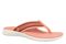 Vionic Indigo Arch Support Women's Thong Beach Sandal - Shell Coral Multi - Angle main