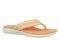 Vionic Indigo Arch Support Women's Thong Beach Sandal - Amber Yellow Multi - Angle main