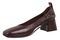 Vionic Ramona Comfort Arch Support Women's Pump Shoe - Redwood Wine - Left angle