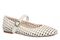 Vionic Alameda Woven Women's Mary Jane Comfort Shoe - Ivory - Angle main