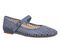 Vionic Alameda Woven Women's Mary Jane Comfort Shoe - Pacific Blue - Angle main