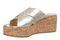 Vionic Dawn Women's Comfort Arch Support Slide Sandal - Gold - Left angle