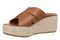 Vionic Dawn Women's Comfort Arch Support Slide Sandal - Tan - Left angle