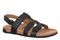 Vionic Eureka Women's Arch Support Slide Sandal - Black - Angle main