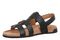Vionic Eureka Women's Arch Support Slide Sandal - Black - Left angle