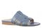 Vionic Glendora Women's Arch Support Slide Sandal - Pacific Blue - Angle main
