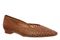 Vionic Gracia Woven Women's Arch Support Ballerina Shoe - Tan - Angle main