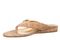Vionic Grove Women's Thong Sandal with Arch Support - Gold Cork - Left angle
