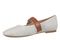 Vionic Hattie Women's Mary Jane Shoe with Arch Support - Natural/gold - Left angle