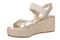 Vionic Darla Women's Espadrille Wedge Sandals with Arch Support - Gold - Left angle