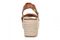 Vionic Darla Women's Espadrille Wedge Sandals with Arch Support - Tan - Back