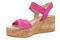 Vionic Darla Women's Espadrille Wedge Sandals with Arch Support - Rose Violet - Left angle