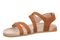 Vionic Essie Arch Support Women's Slide Sandal - Brandy - Left angle