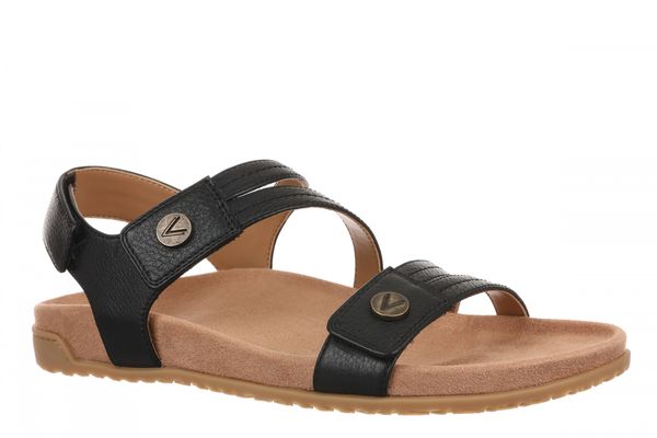 Vionic Essie Arch Support Women's Slide Sandal - Black - Angle main