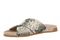 Vionic Etna Women's Comfort Arch Support Slide Sandal - Cream Snake - Left angle