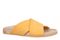 Vionic Etna Women's Comfort Arch Support Slide Sandal - Amber Yellow - Angle main