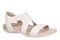 Vionic Raina Women's Strappy Comfort Sandal with Orthotic Arch Support - Sea Salt - Angle main