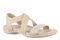 Vionic Raina Women's Strappy Comfort Sandal with Orthotic Arch Support - Gold - Angle main