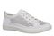 Vionic Winny Perf - Women's Perforated Leather Comfortable Supportive Orthotic Lace-Up Shoes with Arch Support - White - Angle main