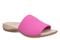 Vionic Renie Knit Women's Orthotic Slide Sandal - Stretch Knit Comfort Support - Rose Violet - Angle main