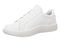 Vionic City Walk AXS Women's Sneakers | Side Zip & Arch Support - White - Left angle