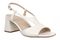 Vionic Raquel Women's Slingback Dress Sandal - Block Heel Comfort with Arch Support - Ivory - Angle main