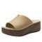 Alegria Triniti Comfort Arch Support Women's Slide Sandal - Fawn - angle main