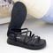 Alegria Audie Elevated Sport Comfort Arch Support Women's Sandal - Caviar - pair view