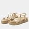 Alegria Audie Elevated Sport Comfort Arch Support Women's Sandal - Champagne - angle main