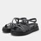 Alegria Audie Elevated Sport Comfort Arch Support Women's Sandal - Phosphorescence Black - angle main