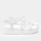 Alegria Audie Elevated Sport Comfort Arch Support Women's Sandal - Phosphorescence White - side view