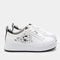 Alegria Adysen Sportform Comfort Arch Support Women's Sneaker - In Flowers Black White - 3