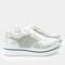 Alegria Alyster Comfort Arch Support Women's Sneaker - Shimmer Sliver - 3