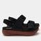 Alegria Bailee Comfort Arch Support Women's Sandal - Crackle Black - 3