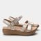 Alegria Blinda Sleek Rocker Comfort Arch Support Women's Sandal - Champagne - 3