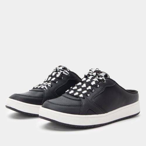 Alegria Celeste Court Sport Comfort Arch Support Women's Slip-On Sneaker - Black - 1
