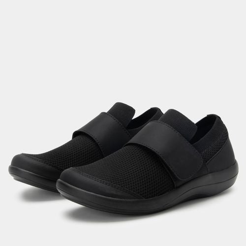 Alegria Dasher Sport Rocker Comfort Arch Support Women's Walking Shoe - Black Out - 1
