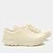 Alegria Flote Comfort Arch Support Women's Sneaker - Bone - 3