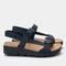 Alegria Henna Heritage Comfort Arch Support Women's Sandal - Netted Navy - 3